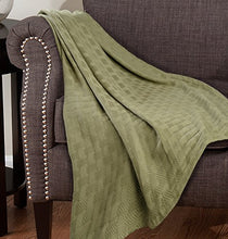 Load image into Gallery viewer, SUPERIOR 100% Cotton Thermal Blanket, Soft and Breathable Cotton for All Seasons, Bed Blanket and Oversized Throw Blanket with Luxurious Basket Weave Pattern - Full/Queen Size, Ivory
