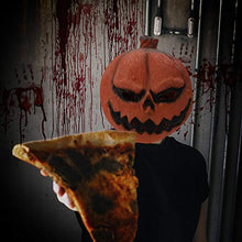Load image into Gallery viewer, Decorlife Scary Halloween Pumpkin Masks, Creepy Pumpkin Head Costume, Halloween Party Favor, Latex Mask, Orange