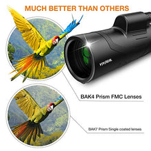 Load image into Gallery viewer, Monocular Telescope - 12X50 High Power 【HD Monocular for Bird Watching】 with Smartphone Holder & Tripod IPX7 Waterproof Monocular Made by Hyper FMC BAK4 Prism & Eco-Friendly Materials
