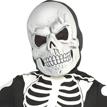 Load image into Gallery viewer, amscan Glow in The Dark X-Ray Skeleton Costume Medium (8-10)- 3 pcs., Multicolored