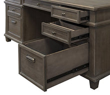 Load image into Gallery viewer, Martin Furniture Double Pad Desk, 68", Weathered Dove