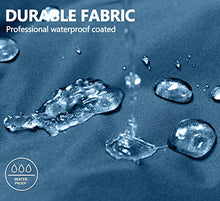 Load image into Gallery viewer, Little Donkey Andy Men's Waterproof Rain Jacket Outdoor Lightweight Rain Shell Coat for Hiking, Travel Blue Mirage Size S