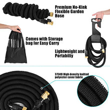 Load image into Gallery viewer, Akarden 50ft Expandable Garden Hose Leakproof Lightweight Retractable Water Hose with 9 Function Nozzle 3750D Expanding Garden Hoses Durable Outdoor Gardening Flexible Hose for Watering