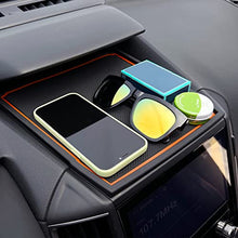 Load image into Gallery viewer, JKCOVER Dashboard Mats Compatible with Subaru Crosstrek/Impreza 2018-2022 and Subaru Forester 2019-2022 Accessories Center Console Liner Mats Inserts Rubber mats (Orange)