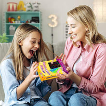 Load image into Gallery viewer, pigipigi Rainbow Scratch Paper Art - 109 Pcs Magic Scratch Off Craft Kit for Kids Color Drawing Note Pad Supply for Children Girls Boys DIY Party Favor Game Activity Birthday Christmas Toy Gift Set