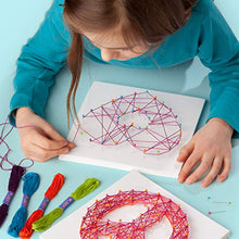 Load image into Gallery viewer, Craft-tastic DIY String Art – Award-Winning Craft Kit for Kids – Everything Included for 3 Fun Arts & Crafts Projects – Peace Sign Series