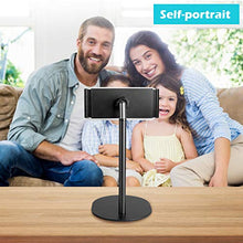 Load image into Gallery viewer, EICAUS Cell Phone Holder&Tablet Stand for Desk, 360 ̐ Rotating, Compatible with 5.5’’ to 11’’Screen Phones, iPad, Kindle, ipad & iPhone Stands and Holders, Adjustable Phone Holder from 5.5’’ to 8.5’’