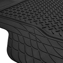 Load image into Gallery viewer, BDK-MT-785 Heavy Duty Cargo Liner Floor Mat-All Weather Trunk Protection, Trimmable to Fit & Durable HD Rubber Protection for Car SUV Sedan Auto - Black