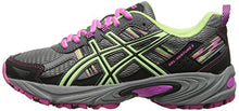 Load image into Gallery viewer, ASICS Women's Gel-venture 5 Running Shoe, Titanium/Pistachio/Pink Glow, 8.5 M US