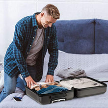 Load image into Gallery viewer, Aerolite Carry On Luggage Bag | Rolling Travel Suitcase Large Capacity | Lightweight Small Hard Shell Trolley for Men & Women | Approved by Delta, United, Southwest & Many More | 22x14x9 (All parts)