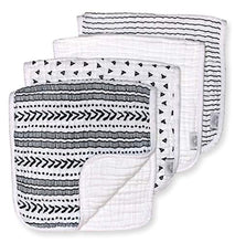Load image into Gallery viewer, Muslin Burp Cloths - 4 Pack of Burp Rags, Burping Cloths, Burp Clothes - Large Absorbent Unisex Spit Up Rags for Boys and Girls - Gender Neutral Baby Shower Gift Set or Registry Gift for Babies