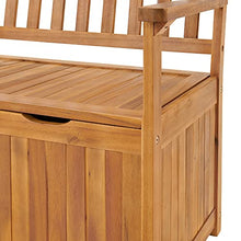 Load image into Gallery viewer, Alaterre Furniture Londonderry Outdoor Storage Bench, Natural