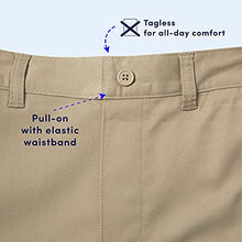 Load image into Gallery viewer, French Toast boys Pull-on Relaxed Fit Pants, Black, 7 US