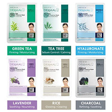Load image into Gallery viewer, DERMAL 12 Pack Combo Best Value Set Collagen Essence Mask Sheet | Sodium Hyaluronate & Hydrolyzed Collagen Nature Made Fresh Mask | Best Korean Skin Care Mask