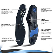 Load image into Gallery viewer, PCSsole Orthotic High Arch Support Insoles, Comfort Gel Work Boot Insert for Flat Feet, Plantar Fasciitis, Feet Pain, Heel Spur Pain,Metatarsalgia,Over Pronation for Men and Women(26cm)