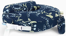 Load image into Gallery viewer, My Brest Friend Original Nursing Posture Pillow, Navy Bluebells, Regular