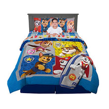 Load image into Gallery viewer, Nickelodeon Paw Patrol Super Soft Kids Bedding Set, 6 Piece Full Size, Includes Grey Leap Into Action Throw