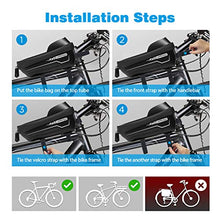Load image into Gallery viewer, LEMEGO Bike Phone Front Frame Bag Waterproof Bicycle Bag Top Tube Bike Bags Phone Mount Pack Phone Case for 6.5’’ iPhone 11 XS Max XR,Cycling Phone Mount Bag, Bike Accessories