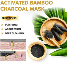 Load image into Gallery viewer, Blackhead Remover Mask, Peel Off Blackhead Black Mask, Bamboo Charcoal Face Mask, Deep Cleansing Facial Mask for All Skin Types