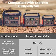 Load image into Gallery viewer, Jackery PowerCable 12V Automobile Lead-Acid Battery Charging Cable, Cigarette Lighter Plug to Alligator Battery Clamps for Car Battery, Compatible with Solar Generator Explorer 1000/500/300/240