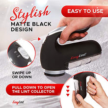 Load image into Gallery viewer, Alwayslux EasyLint Professional Sweater Shaver Best Rated Lint Fuzz Pill Remover for Clothes, Fabrics and Furniture. Includes Zipper Storage Case.