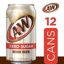 Load image into Gallery viewer, Diet A&W Root Beer, 12 fl oz (pack of 12)