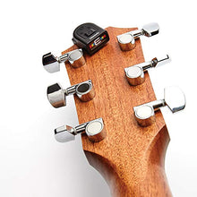 Load image into Gallery viewer, D'Addario Guitar Tuner - Micro Headstock Tuner - Tuner for Acoustic Guitar, Electric Guitar, Bass Guitar, Mandolin, Banjo, Ukelele - Compact & Discrete - Clip On - 2 Pack