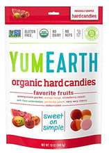 Load image into Gallery viewer, YumEarth Organic Favorite Fruit Hard Candy, Assorted Flavors, 13 Ounce