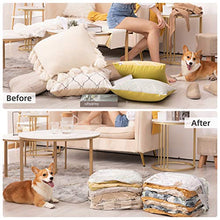 Load image into Gallery viewer, TAILI Cube Vacuum Space Saver Bags Jumbo Size 4 Pack of 31x40x15 inch Extra Large Compressed Closet Organizers and Storage Bags for Comforters, Pillows, Bedding, Blankets, Clothes, No Pumps Needed
