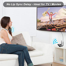 Load image into Gallery viewer, Friencity Wireless Headphones Earbuds for TV Watching with Bluetooth Transmitter 164ft Range, Neckband TV Headset Hearing Set for Seniors, Digital Optical RCA, 3.5mm Aux, Plug n Play, No Audio Delay