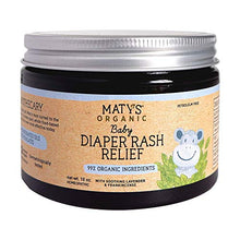 Load image into Gallery viewer, Maty's Baby Diaper Rash Relief - Made With 99 % Organic Ingredients. Made with Lavender, Aloe, Zinc - 10 oz.