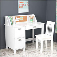 Load image into Gallery viewer, KidKraft Kids Study Desk with Chair-White