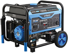 Load image into Gallery viewer, Pulsar PG10000B16 Portable Dual Fuel Generator-8000 Rated 10000 Peak Watts-Gas & LPG Electric Start-Switch-&-Go Build in, RV Ready-CARB Compliant, 10, 000W, Black