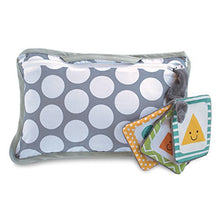 Load image into Gallery viewer, Boppy Preferred Shopping Cart and Restaurant High Chair Cover, Gray Jumbo Dots