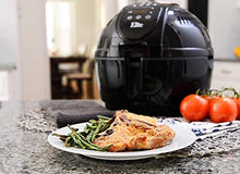 Load image into Gallery viewer, Elite Platinum EAF-1506D Electric Digital Hot Air Fryer Oil-Less Healthy Cooker Timer & Temperature Controls, 26 Recipe Cookbook, 3.5 Quart, Black