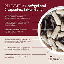 Load image into Gallery viewer, NeuroReserve RELEVATE - Brain Health Supplement - Support Memory, Healthy Brain Aging, Focus, Natural Energy, Mood - for Comprehensive, Long-Term Benefit - Antioxidants, Omega 3 DHA EPA, Vitamin B12