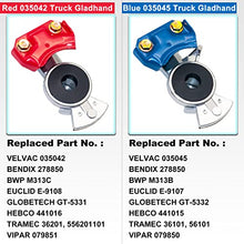 Load image into Gallery viewer, boeray Aluminum Emergency Gladhand Universal Glad Hands Air Hose Brake Coupling Service Handshake Set for Truck Semi Trailer RVs 1pcs Red 1pcs Blue