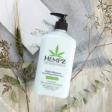 Load image into Gallery viewer, Hempz Natural Triple Moisture Herbal Whipped Body Cream with 100% Pure Natural Hemp Seed Oil for 24-Hour Hydration
