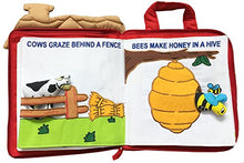 Load image into Gallery viewer, Pockets of Learning Right at Home Quiet Book, Animal Activity Busy Book for Toddlers and Children