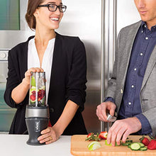 Load image into Gallery viewer, Ninja Personal Blender for Shakes, Smoothies, Food Prep, and Frozen Blending with 700-Watt Base and (2) 16-Ounce Cups with Spout Lids (QB3001SS)