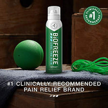 Load image into Gallery viewer, Biofreeze Pain Relief Spray, 4 oz. Aerosol Spray, Colorless (Packaging May Vary)