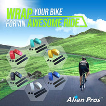 Load image into Gallery viewer, Alien Pros Bike Handlebar Tape EVA (Set of 4) Bianchi Green - Enhance Your Bike Grip with These Bicycle Handle bar Tape - Wrap Your Bike for an Awesome Comfortable Ride (Set of 4, Green)