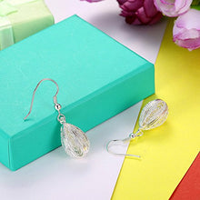 Load image into Gallery viewer, Platinum Gold Dangle Earrings Jewelry Birthday Gifts Presents Gemstone for Women Anniversary Zirconia Tassel Drop Crystal