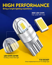 Load image into Gallery viewer, Tomhasa 194 LED Bulbs 6000K White, 168 2825 T10 Led Interior Lights for Car 2825 LED Chip W5W 192 LED Replacement Bulbs for Interior Dome Map Door Courtesy Trunk License Plate Lights, Pack of 2