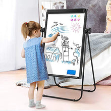 Load image into Gallery viewer, Yaheetech 24x36 Magnetic U Stand Whiteboard Double Sided Easel Stand Portable Rolling Whiteboards Flipchart Easel for Office, Home, Outdoor
