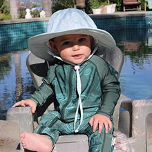 Load image into Gallery viewer, SwimZip Kid's Sun Hat - Wide Brim UPF 50+ Sun Protection Hat | Mint 6-24 Month