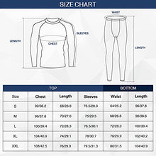 Load image into Gallery viewer, Men's Thermal Underwear Wintergear Fleece Long Johns Compression Base Layer Set Skiing Warm Top & Bottom Black