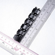 Load image into Gallery viewer, VIKI LYNN Set of 2 Men's Hematite Metal Magnetic Therapy Bracelets S27-St2