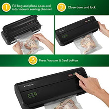 Load image into Gallery viewer, FoodSaver FM2000 Vacuum Sealer Machine with Starter Bags & Rolls | Safety Certified | Black - FM2000-FFP
