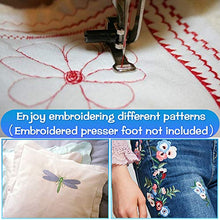 Load image into Gallery viewer, Sewing Machines, Portable Embroidery Machine with 200 Built-in Stitches and 8 Buttonhole Patterns, Portable Sewing Machine for Sewing, Hem, Reverse Sewing Equipped with Lighting (AA-Sewing Machine)